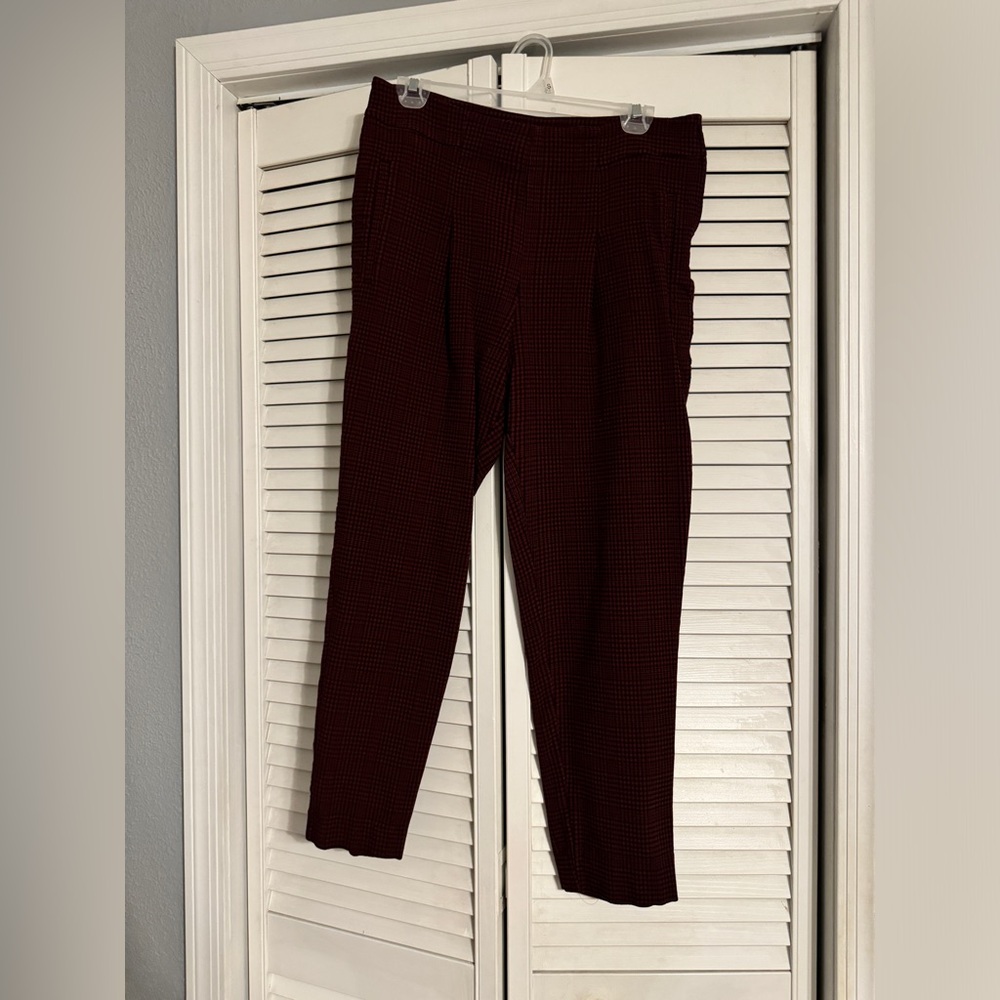Burgundy work pants